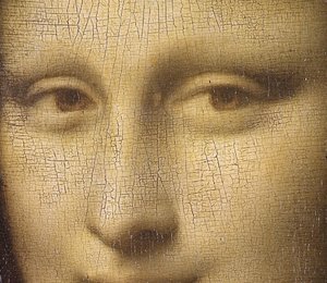 モナリザ、1503-6年頃（3179の詳細） 作： Leonardo da Vinci